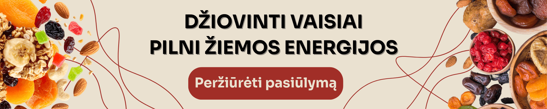 Džiovinti vaisiai