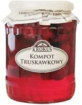 Braškių kompotas 640 g (260 g) - Krokus