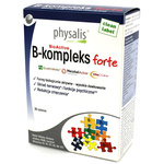 Vitaminas B-kompleksas forte maisto papildas 30 tablečių - Physalis