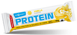 Baltyminis batonėlis be glitimo, vanilės skonio, su baltu apvalkalu 50g - MAXSPORT