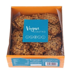 Veganiški avižiniai sausainiai be glitimo su kokosų drožlėmis BIO 510 g - Irenki