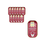 RINKINYS 12 x Portugališkos sardinės aštriame pomidorų padaže 120 g (78 g) - Bon Appetit