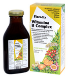 Vitaminų B komplekso skystas maisto papildas be glitimo 250 ml - Salus (Floradix)