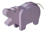 Bambusinis hipopotamas nuo 24 mėnesių (9 x 4 x 7 cm) – Everearth