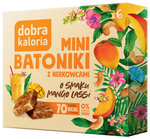 Anakardžių mini batonėliai su mango lassi skoniu, be pridėtinio cukraus (6 x 17 g) 102 g – Dobra Kaloria