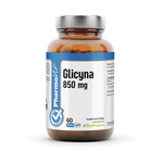 Glicinas (850 mg) be glitimo maisto papildas, 60 kapsulių (CLEAN LABEL) – Pharmovit