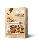 Ekologiška, be glitimo granola su šokoladu ir lazdyno riešutais 350 g – Turtle
