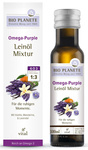Omega purple - linų sėmenų aliejaus mišinys (mandarinų, vanilės, levandų) bio 100 ml - Bio Planete