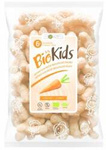 Ekologiškos kukurūzų traškučiai su morkomis be glitimo 55 g – Bio Kids