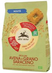 Avižiniai ir grikių sausainiai su pirmojo spaudimo alyvuogių aliejumi (14 %) BIO 250 g