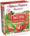 Ekologiški duonos trapučiai su pomidorais ir paprika, be glitimo 150 g – Le Pain des Fleurs
