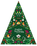 BIO piramidžių advento kalendorius (Green Trangular - 13 skonių arbatos) (25 x 2 g) 50 g English Tea Shop Organic