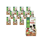 RINKINYS 12 x Makaronai (manų kruopos, trispalvės) Disney Mickey BIO 300 g