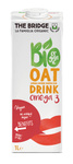 Omega-3 avižų gėrimas be glitimo, be pridėtinio cukraus bio 1 l - The Bridge