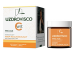 Antioksidantinis šviesinantis drėkinamasis veido kremas 50 ml - UZDROVISCO (Pre-age)