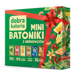 Mini anakardžių batonėliai, įvairių skonių, be pridėtinio cukraus, 102 g – Dobra Kaloria