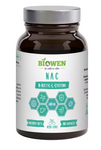 NAC (N-acetil-L-cisteinas) (600 mg) maisto papildas be glitimo 100 kapsulių - HempKing (Biowen)