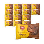 RINKINYS 15 x Keksiukas "Muffin Choco Chocolate Cupcake", be glitimo 65 g - Schar