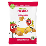 Kukurūzų trapučiai su bananais ir braškėmis, nuo 1 metų, BIO, 30 g – Freche Freunde