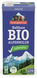Laktozės sumažintas UHT pienas (min. 3,5 % riebalų) BIO 1 L - BERCHTESGADENER LAND