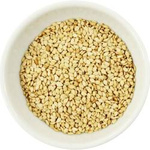 BIO Baltieji lukštenti sezamai (žaliava) (25 kg) – Bio Planet