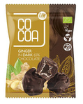 Kanduotas imbieras juodajame šokolade 65% Bio 70 g - Kakava