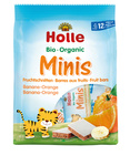 BIO mini bananų-apelsinų batonėliai (8 x 12,5 g) 100 g – Holle