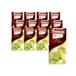 SET VAN 12 x Baltasis šokoladas su matcha arbata be pridėtinio cukraus be glitimo 75 g - Torras