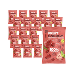 RINKINYS 20 x Braškių užkandžiai 100 % vaisių NEGERAI. 35 g