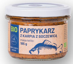 Karpių paprikašas su lęšiais BIO 185 g (stiklainis) - Žuvis iš gamtos širdies