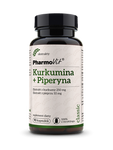 Kurkuminas + piperinas maisto papildas 90 kapsulių 41,4 g - Pharmovit