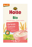 Viso grūdo manų kruopos be pridėtinio cukraus, nuo 5 mėnesių, Demeter BIO 250 g – Holle