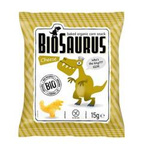 Ekologiški kukurūzų traškučiai su sūrio skoniu, be glitimo, 15 g – Biosaurus