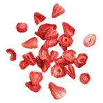 Liofilizuotos braškių riekelės 250 g – Tola