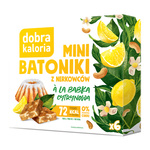 Mini batonėliai citrininis keksas be pridėtinio cukraus 102 g – Dobra Kaloria
