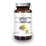 Vynuogių sėklų ekstraktas 95 % opc (450 mg) maisto papildas 60 kapsulių - Soul-Farm