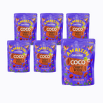 RINKINYS x6 Ritinėliai - traškūs kokosų ir šokolado vamzdeliai be glitimo bio 140 g - Amaizin