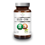 Selenas + cinkas - maisto papildas 120 kapsulių (15 mg + 300 mcg)