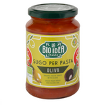 Ekologiškas pomidorų padažas su alyvuogėmis 340 g – LA BIO IDEA