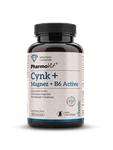 Cinkas + magnis + vitaminas B6 Aktyvus maisto papildas 120 kapsulių 83,38 g - Pharmovit