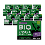 RINKINYS 15 x Be glitimo daržovių sultinio kubelis BIO 66 g - Naturavena