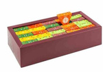 Advento kalendoriaus skrynia (arbatos ir arbatžolės) bio piramidės (13 skonių) (25 x 2 g) 50 g - English Tea Shop Organic (sezoninis produktas)
