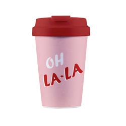 PLA plastikinis kelioninis puodelis Oh La - La 350 ml - Chic-Mic-Mic