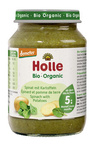 Špinatai su bulvėmis nuo 5 mėnesių be glitimo Demeter bio 190 g (stiklainis) - Holle