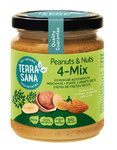 Kreminis riešutų mišinys (4 riešutai) Ekologiškas 250 g – Terrasana