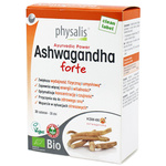 Ashwagandha forte ekologiškas maisto papildas, 30 tablečių – Physalis
