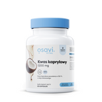 Kaprilo rūgštis (600 mg), maisto papildas be glitimo 60 kapsulių - OSAVI
