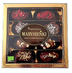 Medjool Datulės, padengtos juoduoju šokoladu su įdaru ir pabarstukais Be glitimo Bio 210 G - Organichouse (Marysieńki) (Sezoninis produktas)