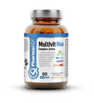 Multivitaminų maisto papildas 60 kapsulių 35,42 g (švari etiketė) - Pharmovit