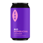 Kombučia žalioji arbata su levandomis be glitimo bio 330 ml - Forever Young Kombucha